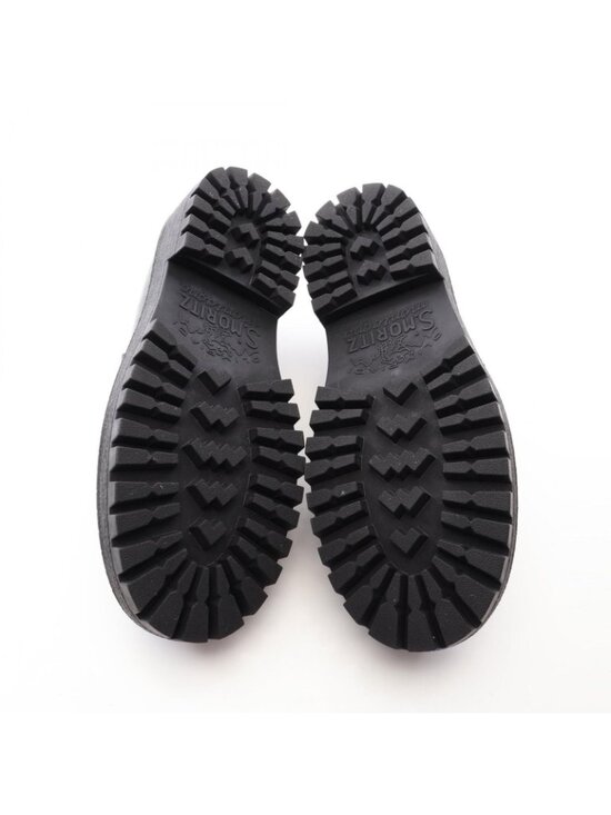 Prada Loafers Triangle Plate Leather